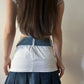color block pleated skirt - S/M