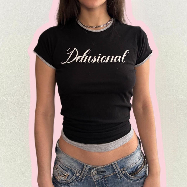 delusional layered baby tee - S, M, L