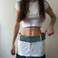 color block pleated skirt - S/M