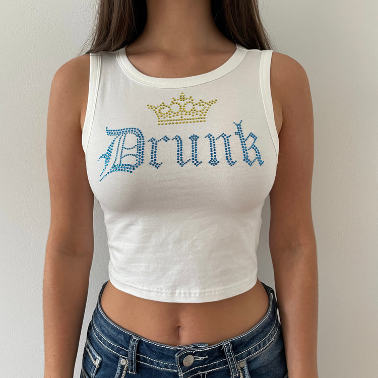 drunk tank top - M, L