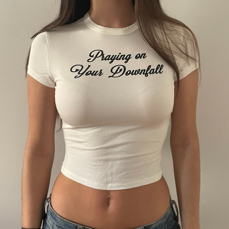 downfall baby tee - XS, M, L, XL, XXL